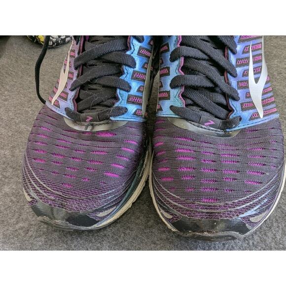 Brooks Transcend 5 Purple Shoes Womens Size 7 Sneakers - Picture 9 of 11